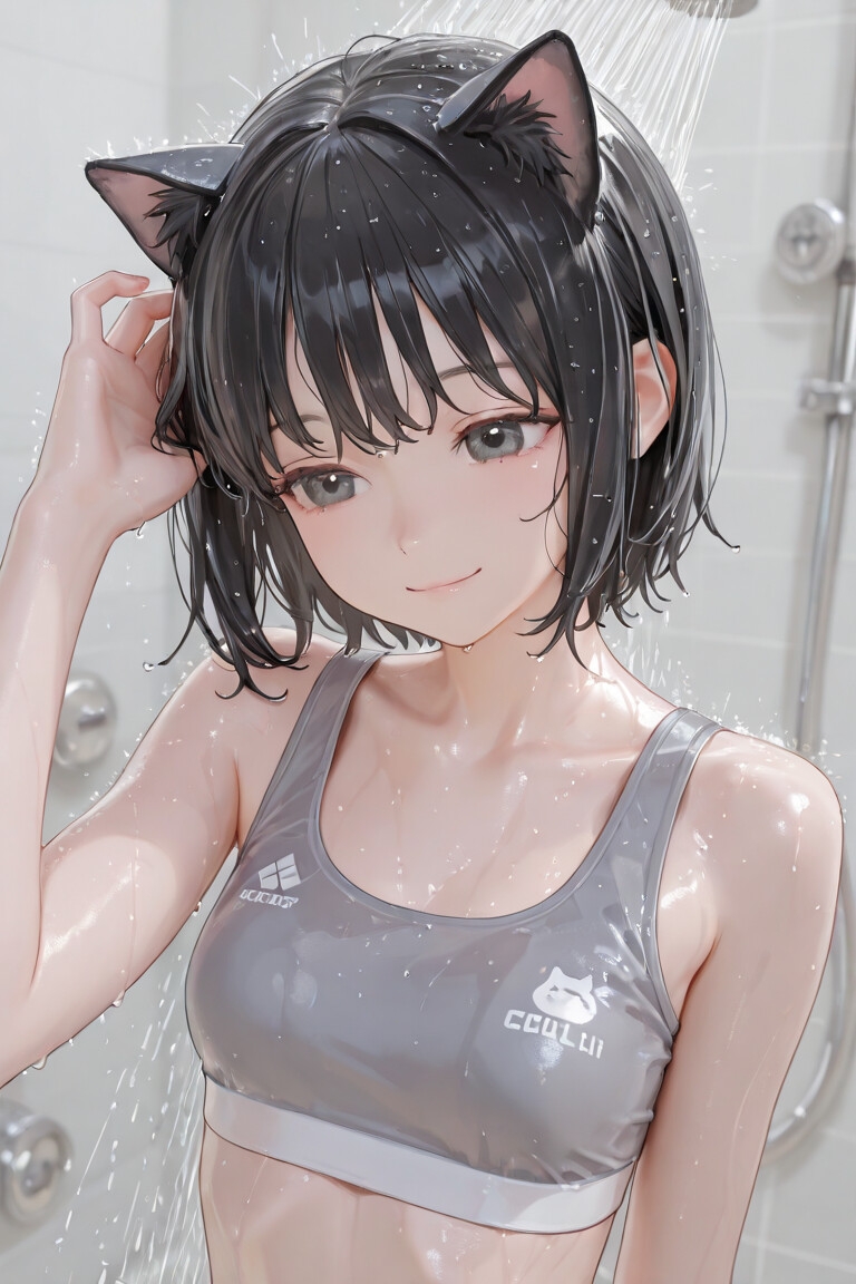 猫耳スポブラエクササイズ