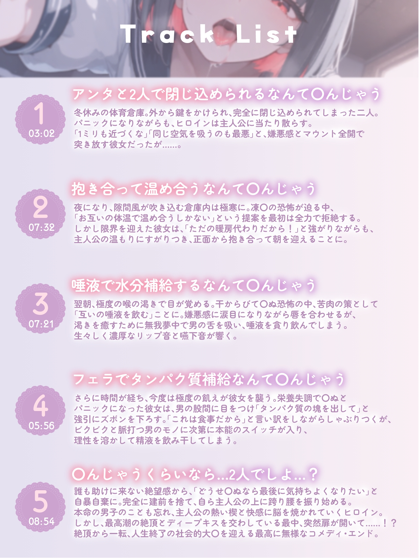 キスして唾液を飲まないと生きて出られない体育倉庫～僕を嫌悪していた一軍女子J〇が甘々に堕ちるまで