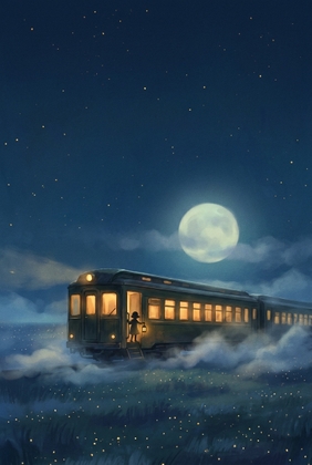 【バイノーラル】みおくり号 ～死者を見送る夜行列車で、あなただけが白紙の切符を持っている～ – main preview