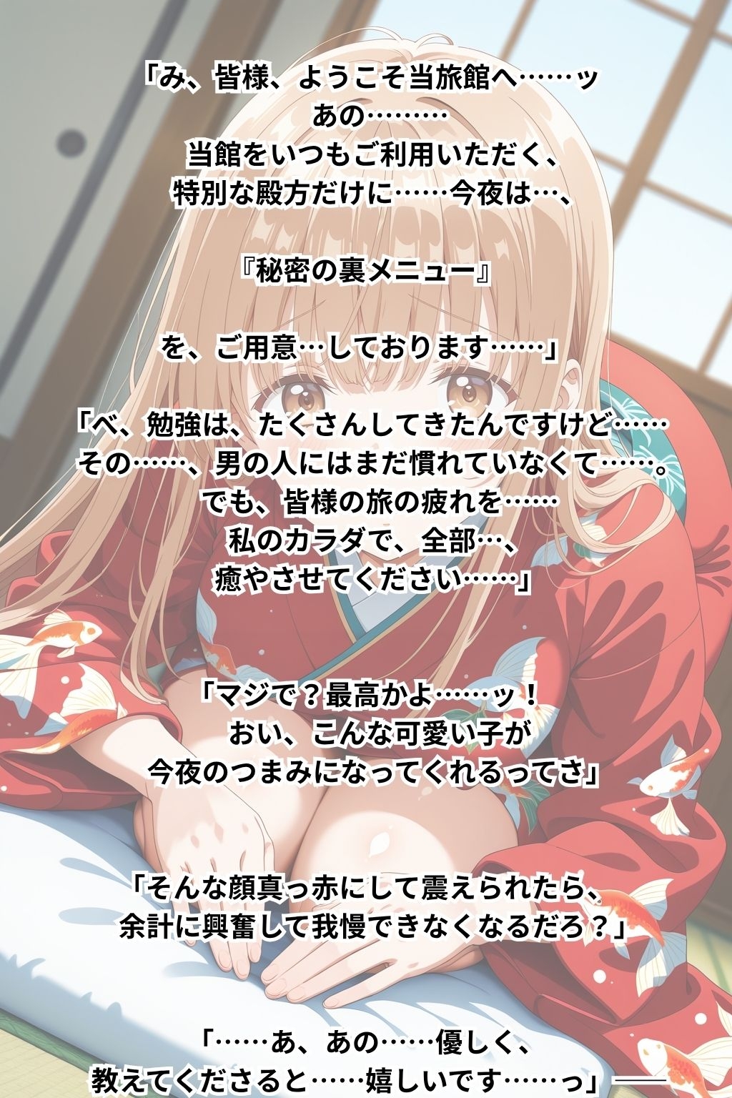 椎〇真〇 温泉旅館の『裏メニュー』～優しく教えて～ Mahir〇 Shiin〇 The Hot Spring Inn's "Secret Menu" ~ Please Teach Me Gently ~