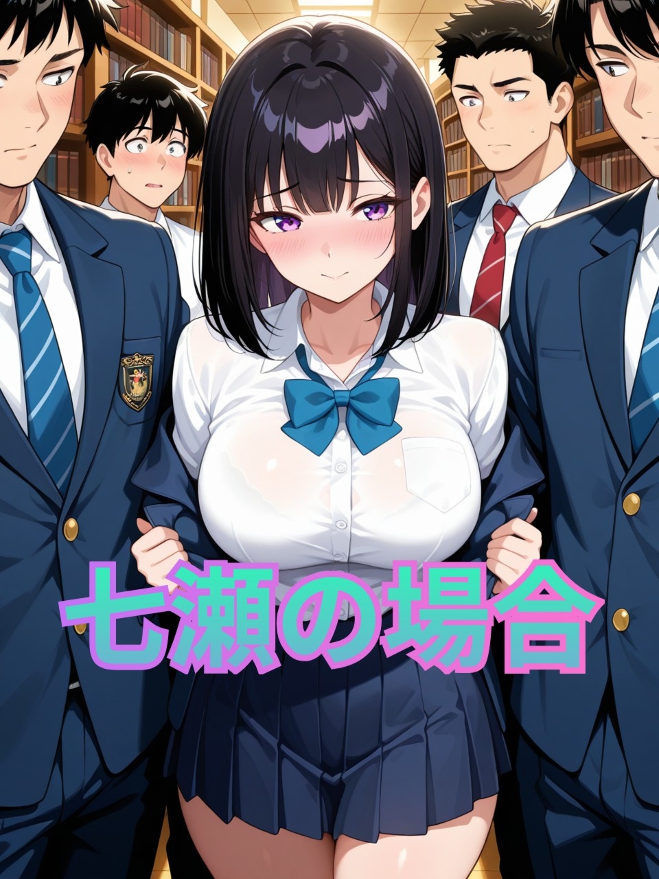 絶対に声を出せない場所で、絶頂を繰り返す女達 図書館編！