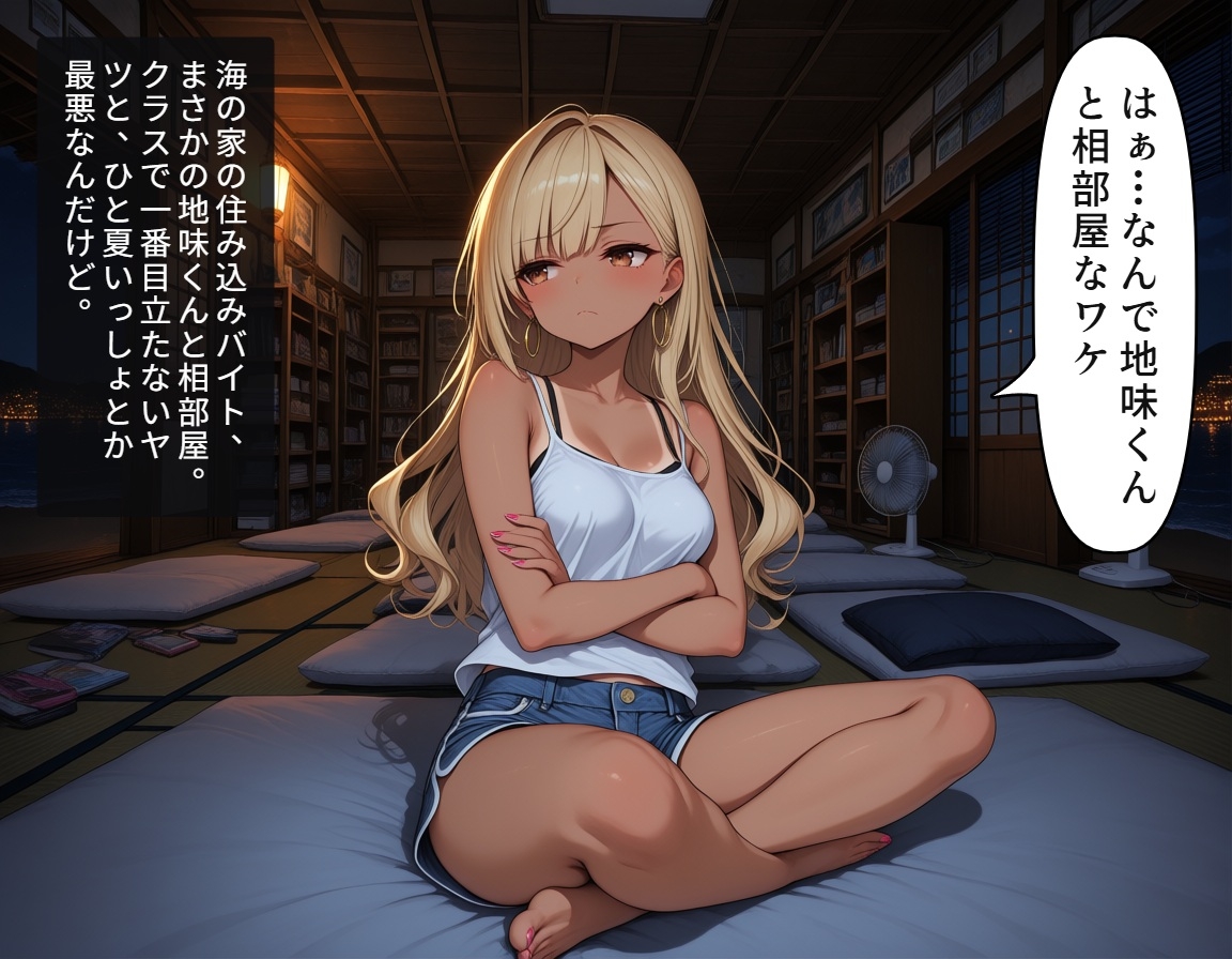 小悪魔ギャルまりんの海の家バイト～巨根バレからはじまる、ふたりだけの夏～