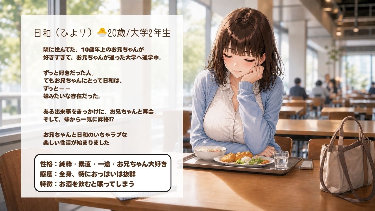 『お兄ちゃんの秘密の特訓』第1話 ～日和、もう子供じゃないよ～