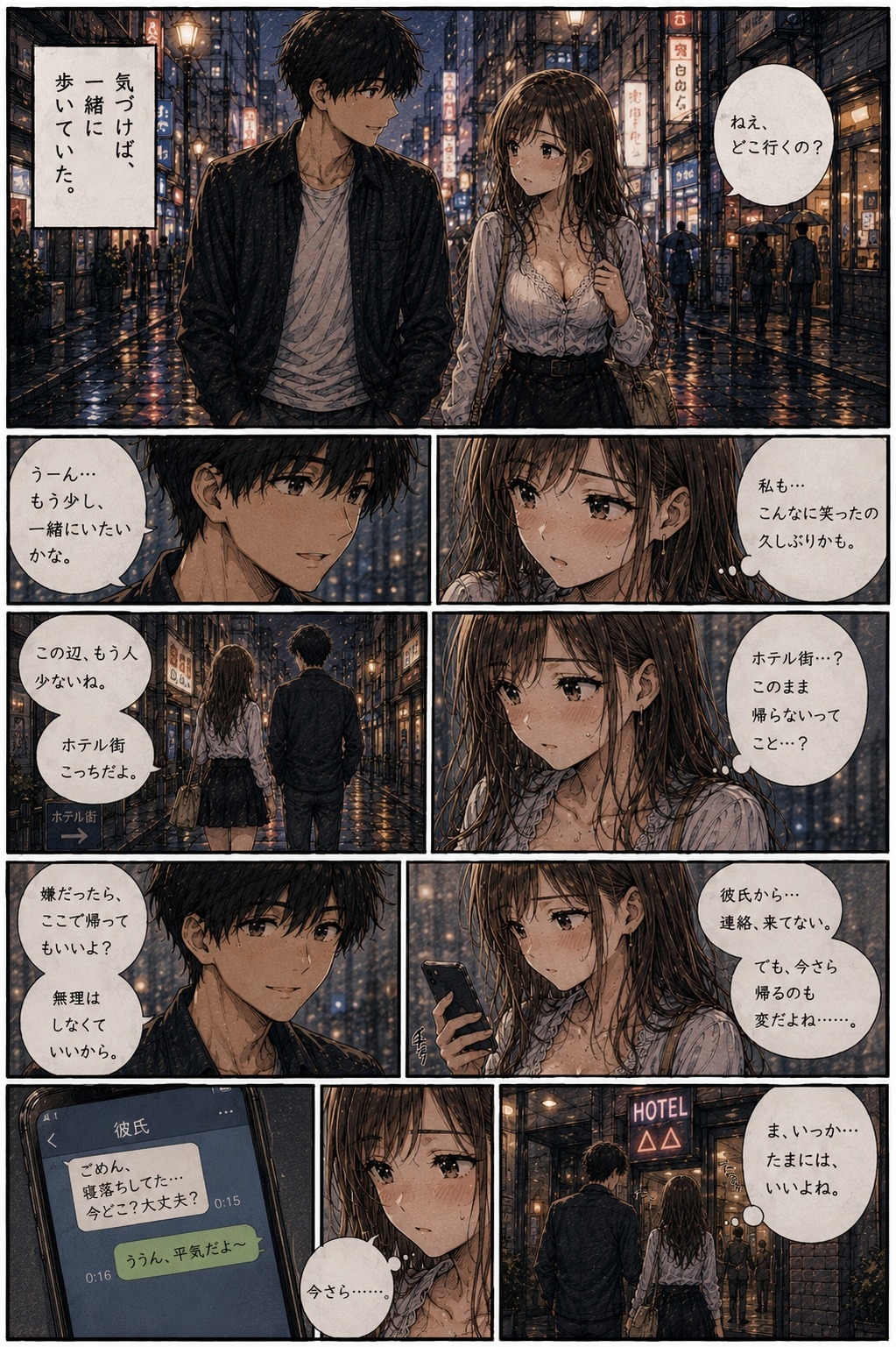 『終電後、ひとりだった彼女をナンパした。』 ～彼氏を待っていたはずの彼女が、知らない男と朝を迎えるまで～