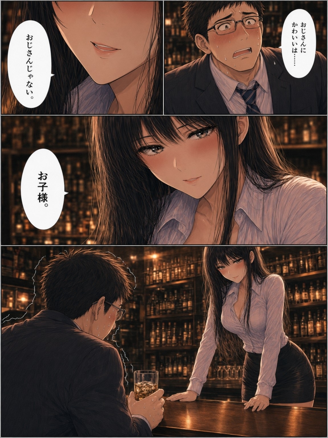 ガールズバーの美女にお子様扱いされて理性を溶かされた夜 ～冷酷な絶対支配 ミオ編～【精神支配・言葉責め・貢ぎマゾ】