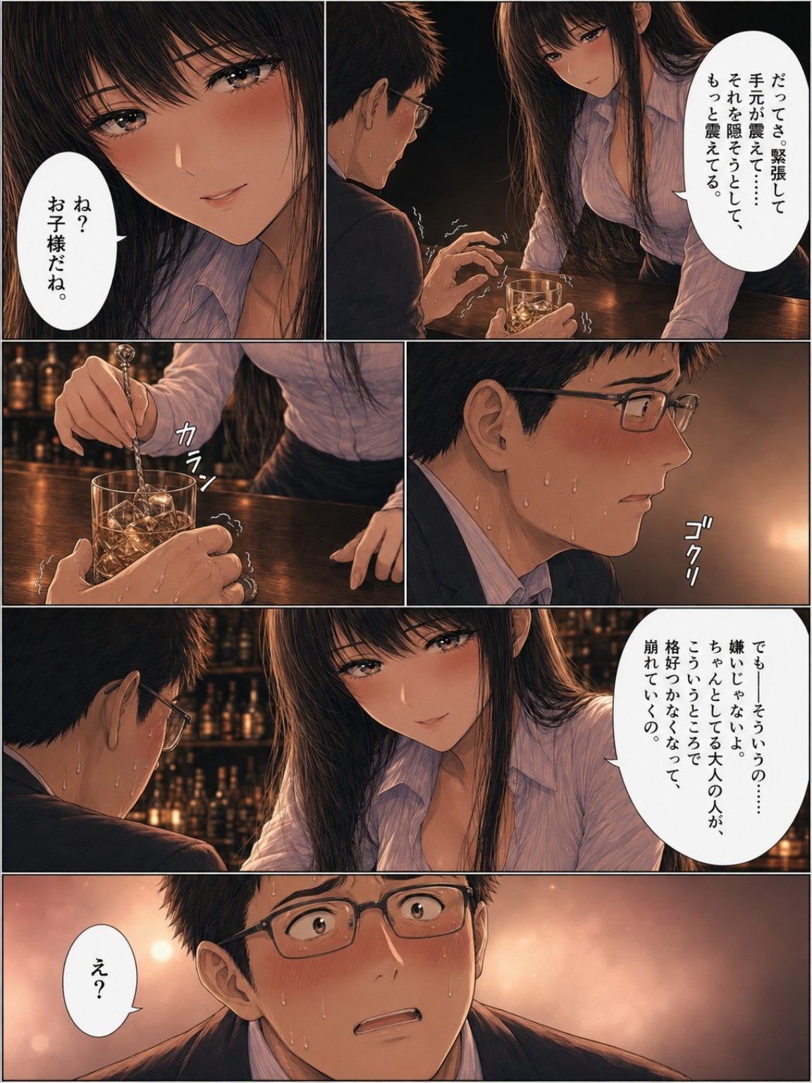 ガールズバーの美女にお子様扱いされて理性を溶かされた夜 ～冷酷な絶対支配 ミオ編～【精神支配・言葉責め・貢ぎマゾ】