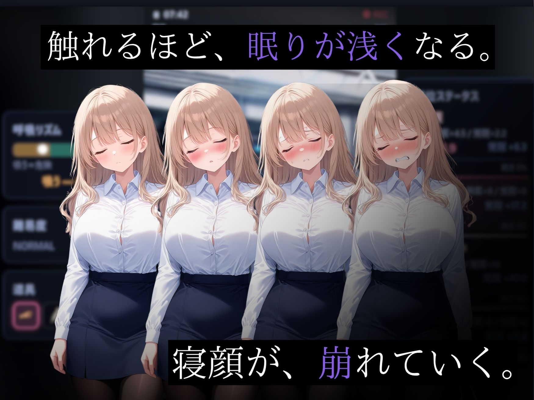透視×時間停止 止まらない欲望と止まった時間〜通勤OL編〜