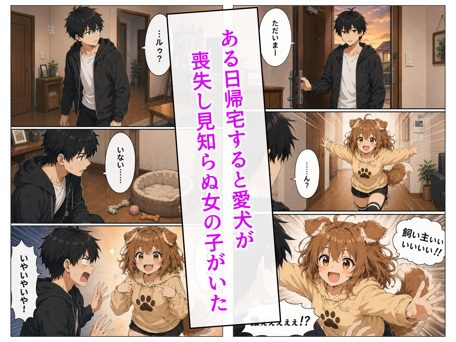 飼い主ぃぃぃ！って誰だお前！?