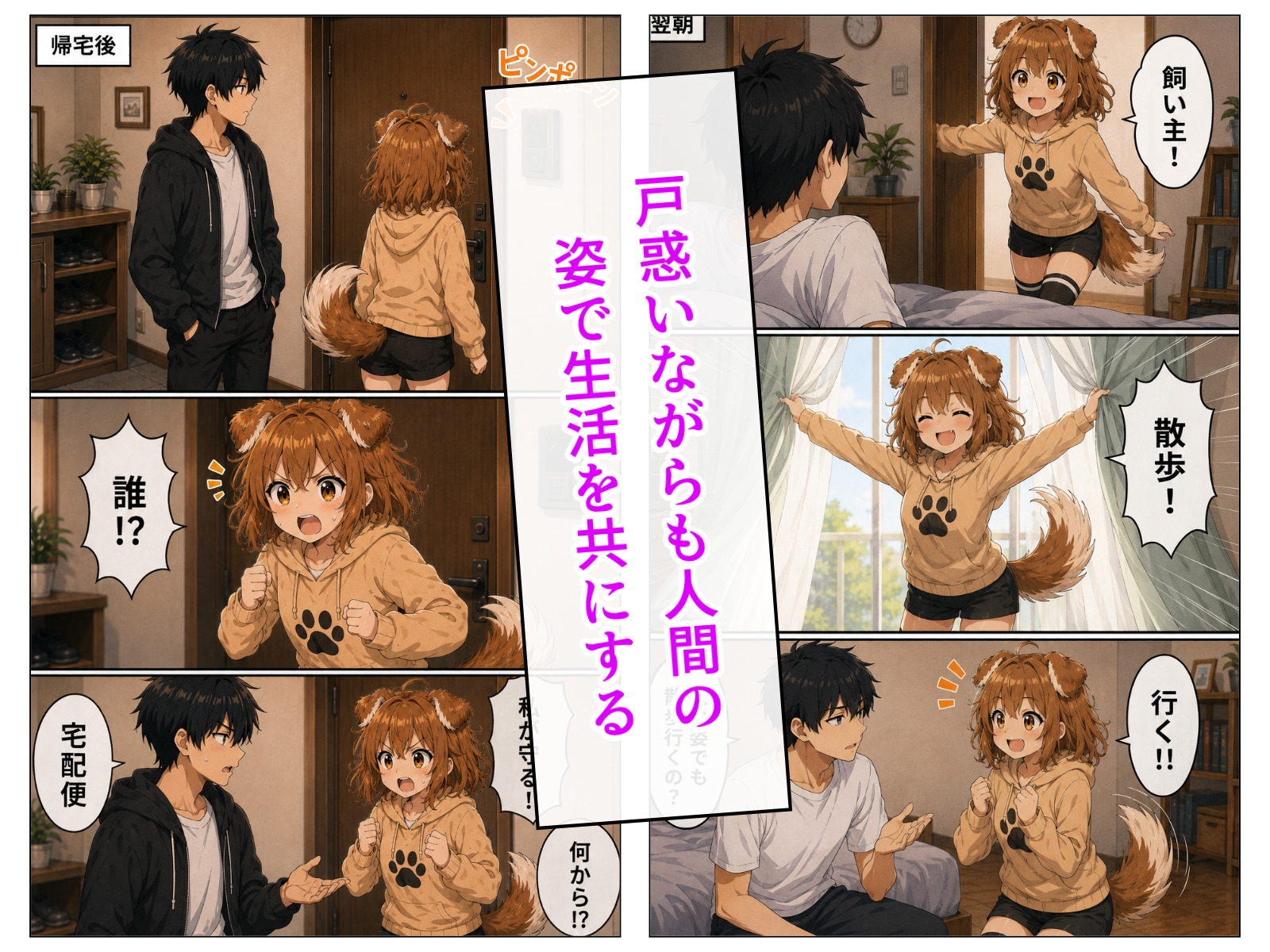 飼い主ぃぃぃ！って誰だお前！?