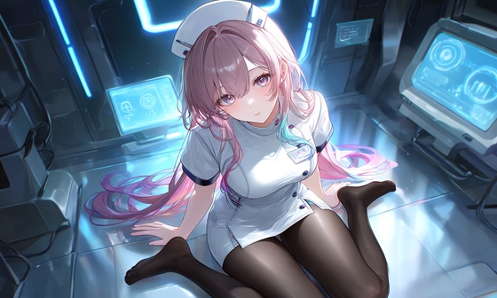 【AIイラスト集】サイバーナース美少女〜魅惑の近未来ナースファッション〜