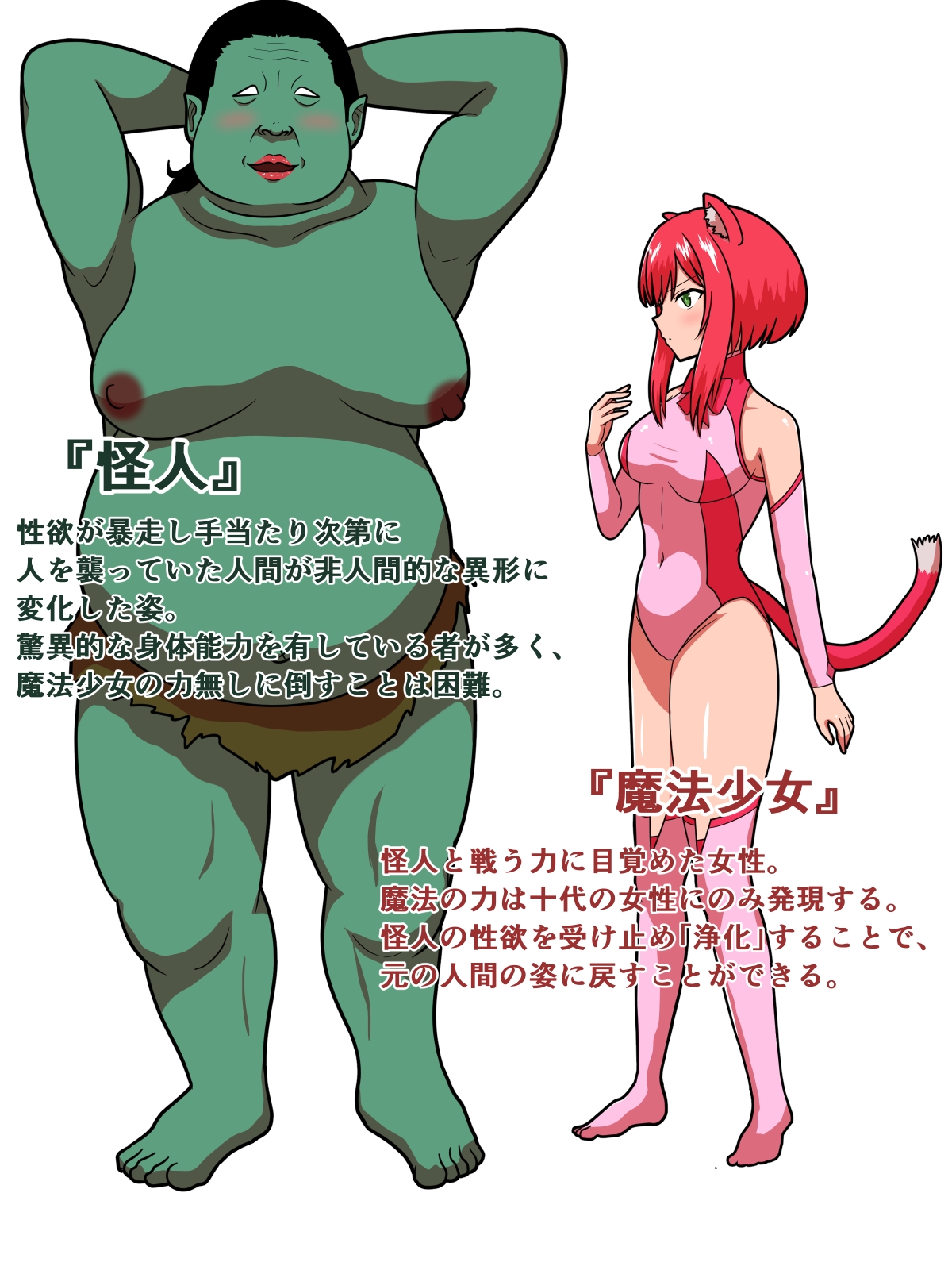 魔法少女は怪人にとって都合のいい肉便器です