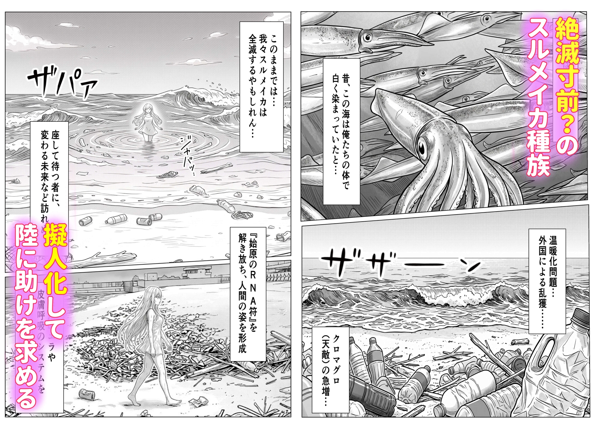イカ臭い俺ができること 〜絶滅イカ種族を中出しで救う方法〜
