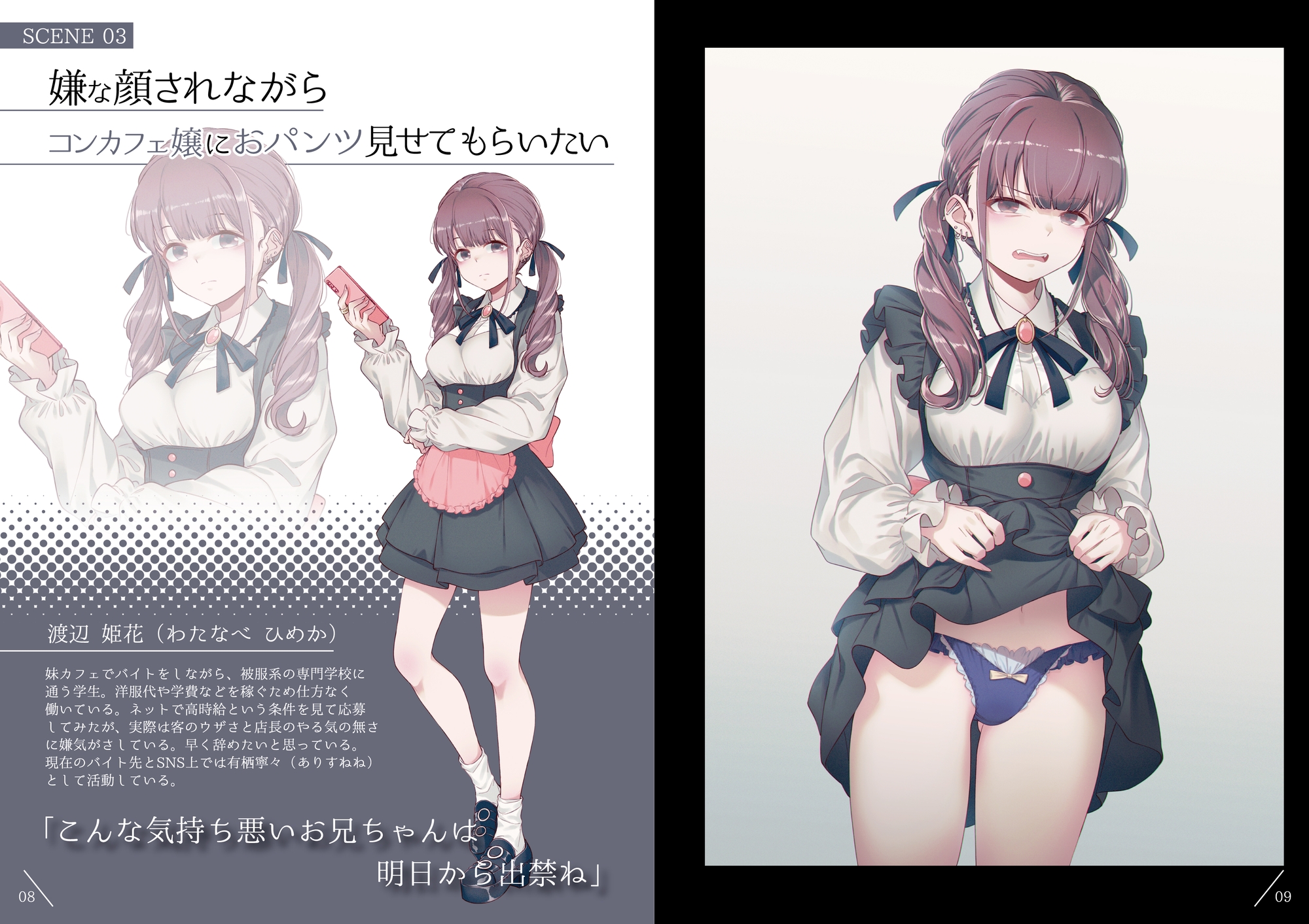 嫌な顔されながらおパンツ見せてもらいたい本9