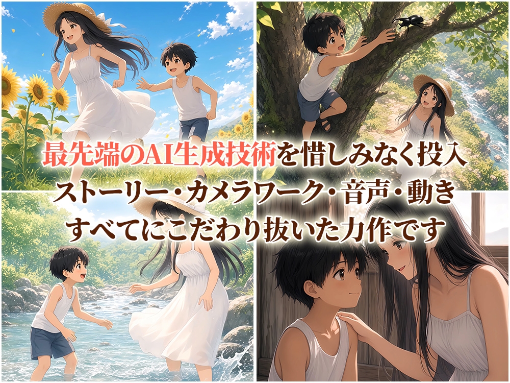 【4Kアニメ】8月のエンドロール 〜あの夏の終わり 僕の秘密基地にやってきた エッチなお姉さん〜