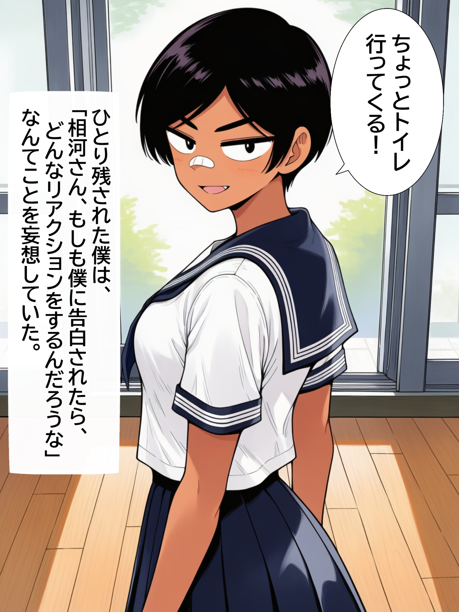 僕が片思いしてたボーイッシュ女子が、ヤリチンサッカー部員に孕まされるまで。