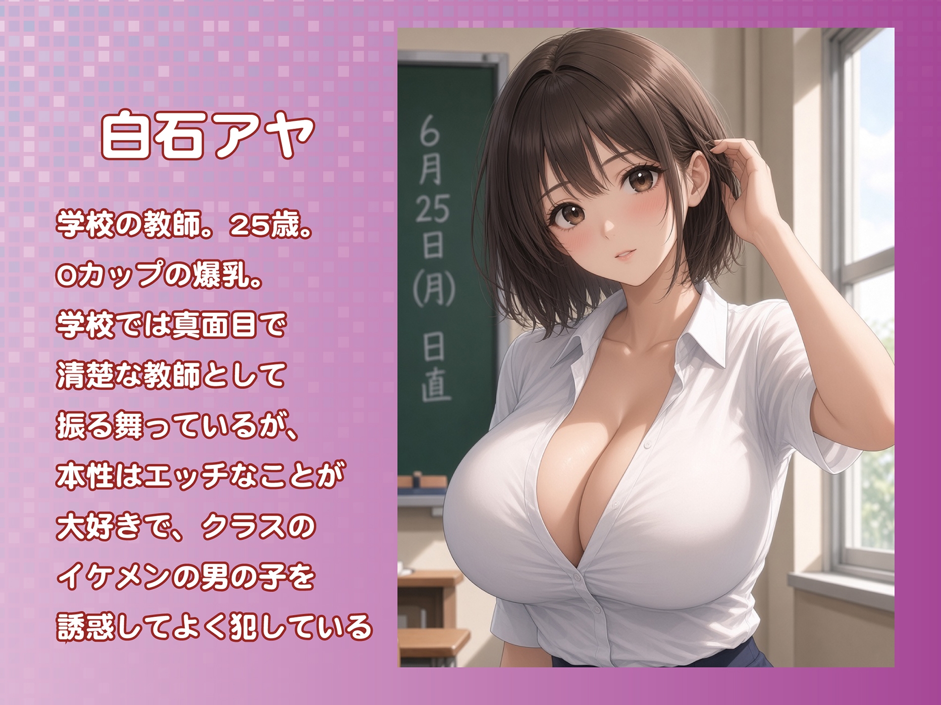 美人爆乳先生を超能力でやりたい放題