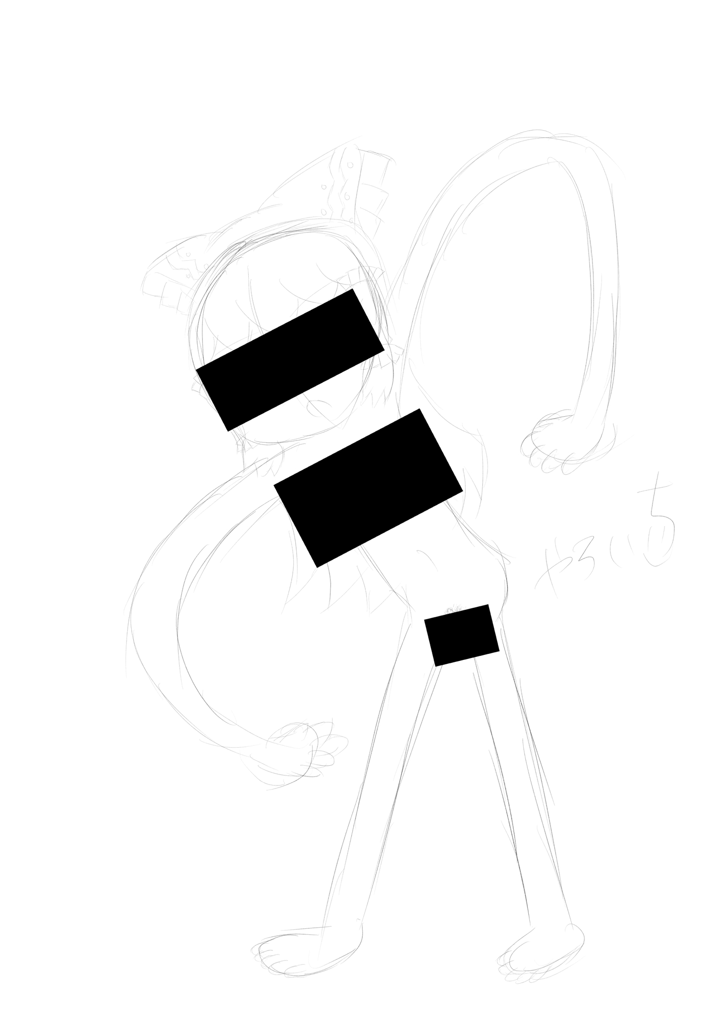 霊夢ちゃんのえっちなラフイラスト集vol.7