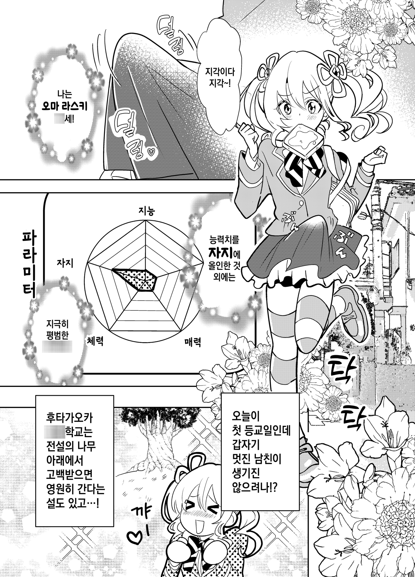 【韓国語版】もしも乙女ゲーのヒロインが、ステータスをちんぽに全振りしていたら