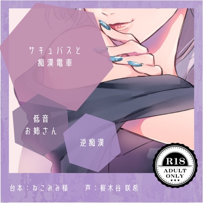 【人外×逆痴○】サキュバスと痴○電車