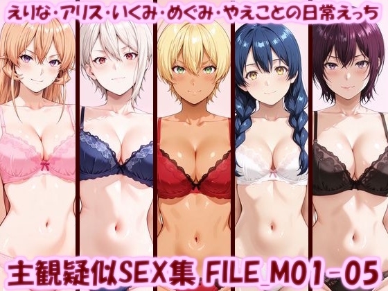 主観疑似SEX集 FILE_M01-05 えりな・アリス・いくみ・めぐみ・やえことの日常えっち – main preview
