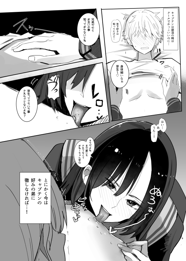 バレー部の主将の弟代行をする事になった話
