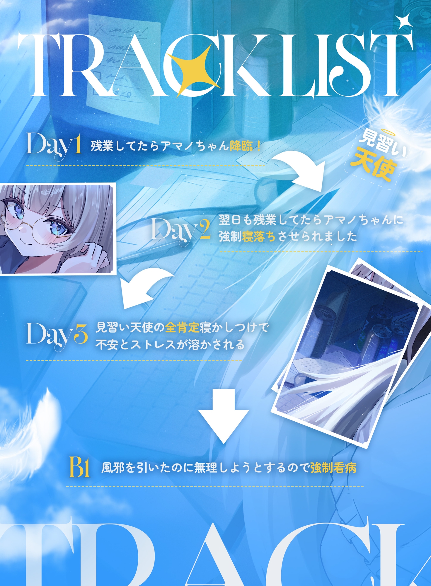 アマノちゃんは癒したい！！『天使見習いアマノちゃんは、あなたの疲れを見過ごせない！』