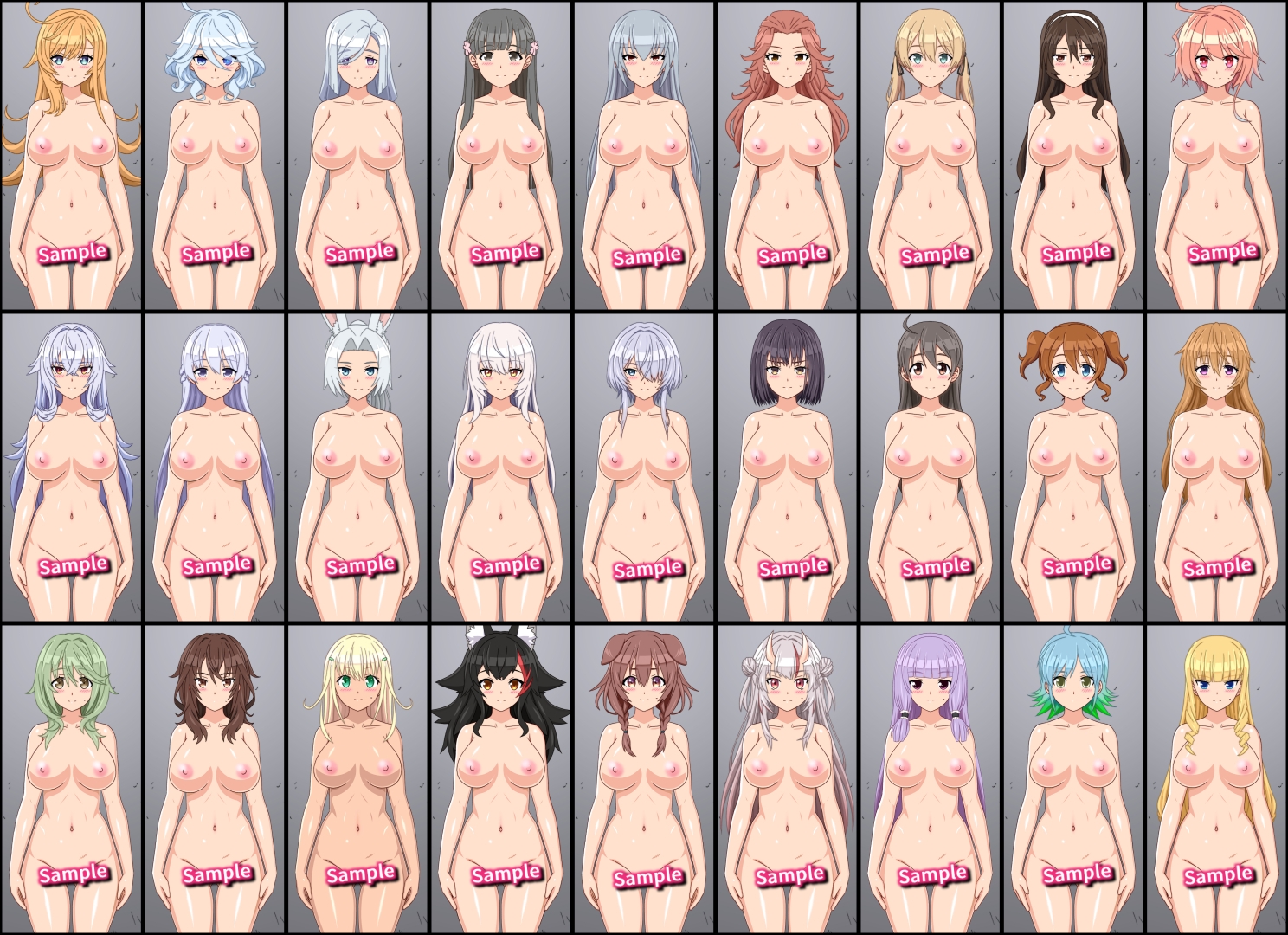 27人のパイパンヌードの女の子を「みつめえっち」したい人向けのCG集2026-NEUN-