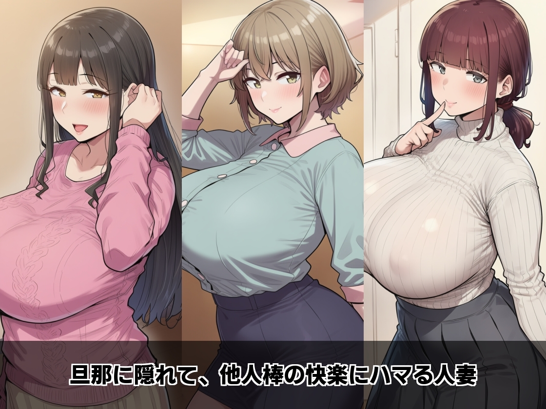 夫不在の自宅で人妻不倫 ～あなたじゃ満足できないの～