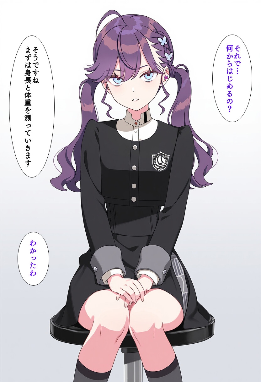 賀〇燐羽 健康診断