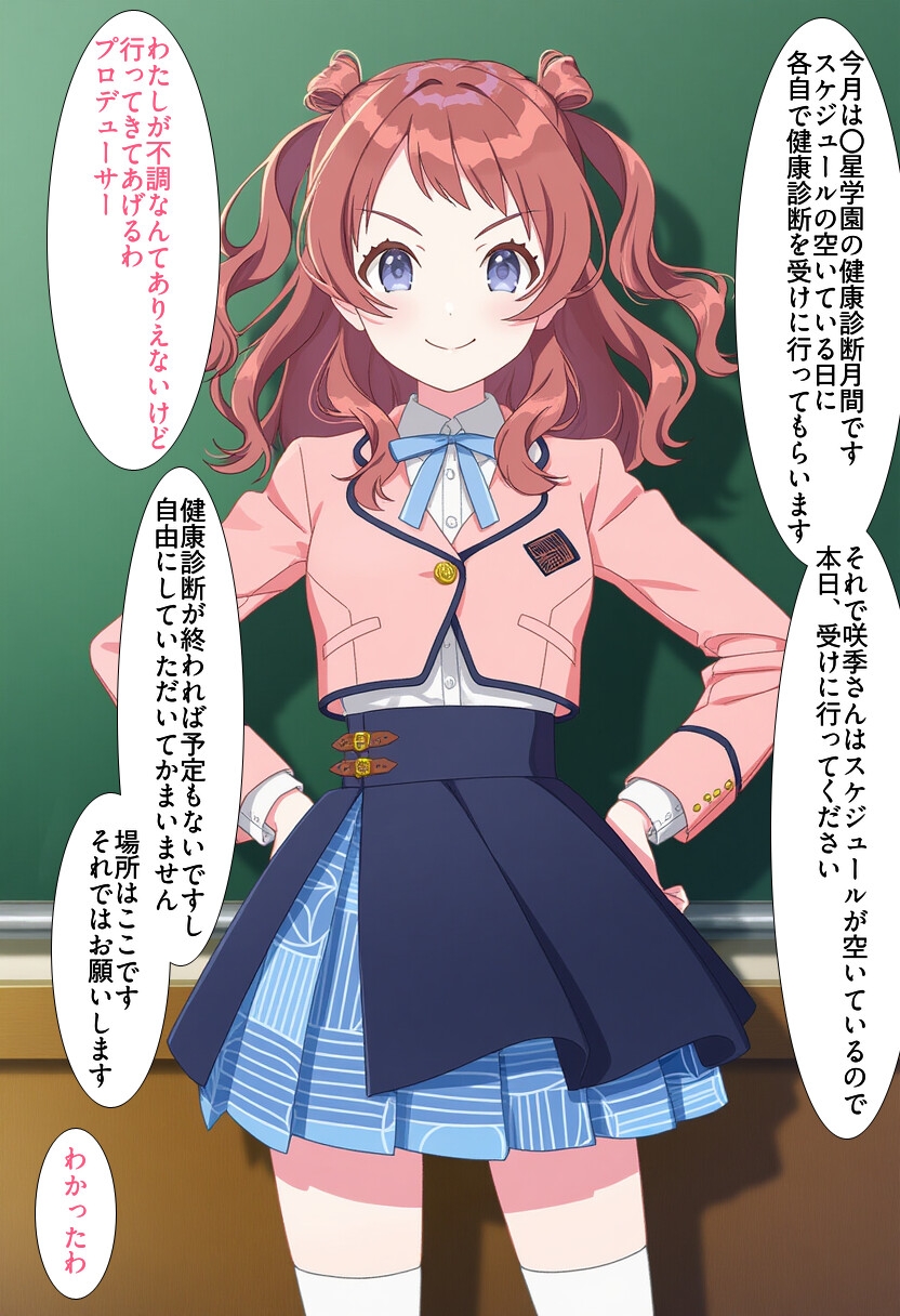 花〇咲季 健康診断