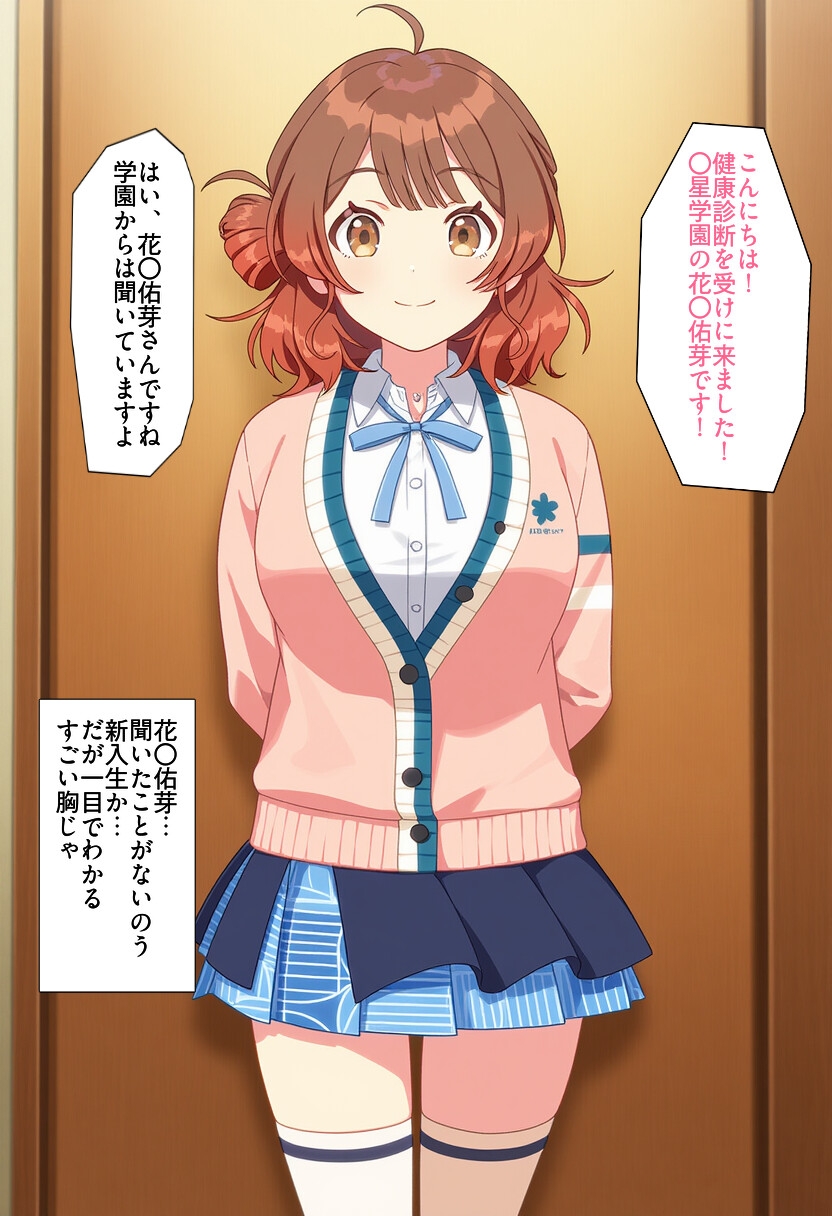 花〇佑芽 健康診断