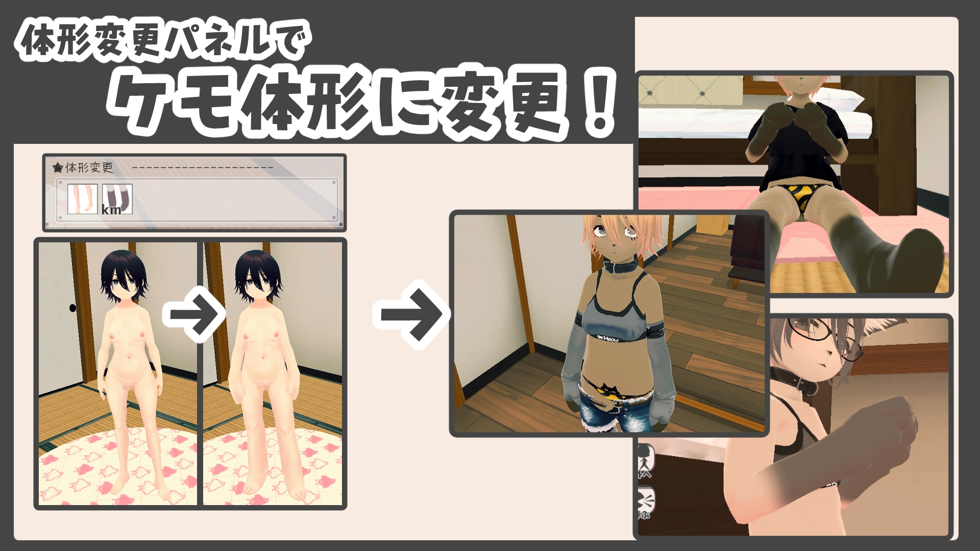 新生活は妹ちゃんと! ★機能追加DLC ケモ★