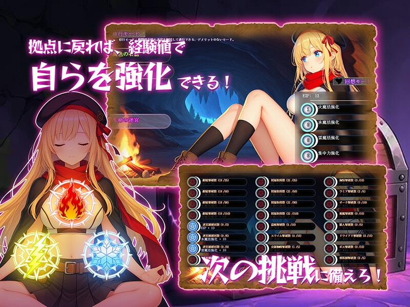 金稼ぎのはずが ダンジョン最下層に落ちた私、 絶対に生きて宝を持ち帰る！御姉.ver