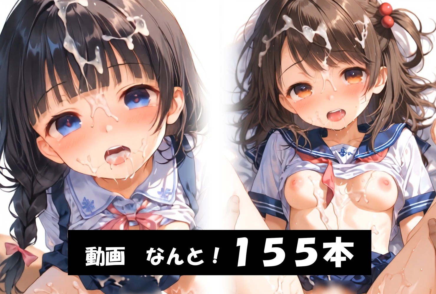 【動画大量155本】制服×超大量精子_清楚系J○に容赦ない連続ぶっかけ激ピストン