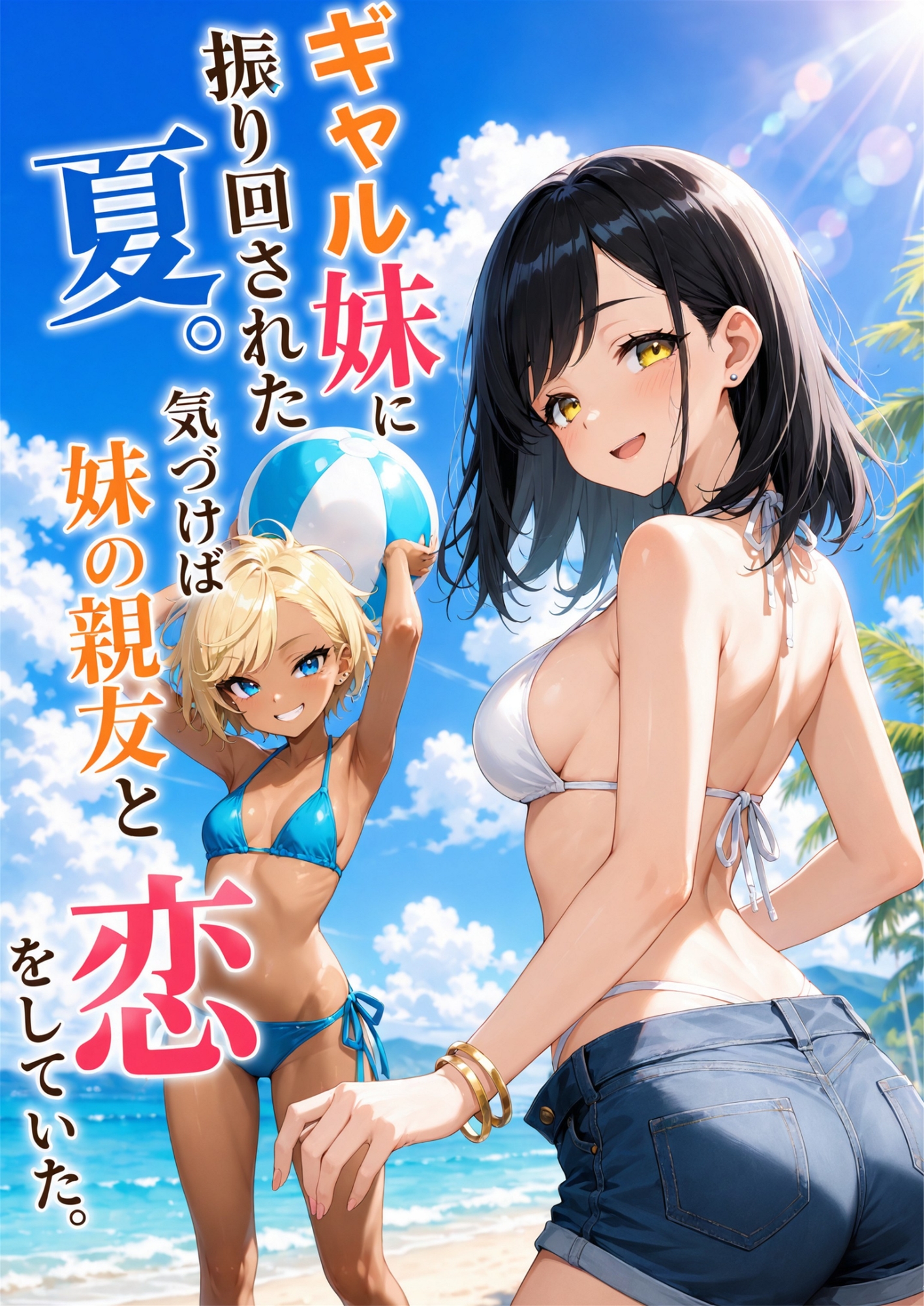 ギャル妹に振り回された夏。気づけば妹の親友と恋をしていた。