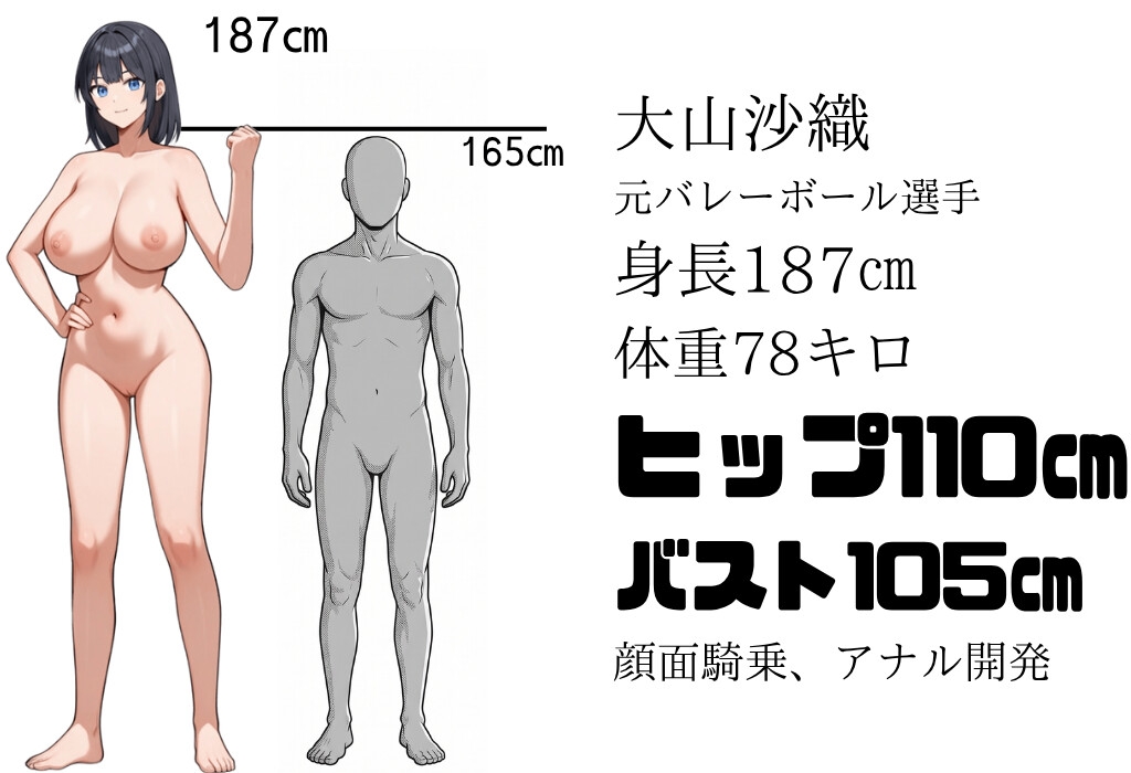 【豪華特典CG30p全裸差分】高身長×逆レ○プバトルNEXT M調教 CV伊藤ノア