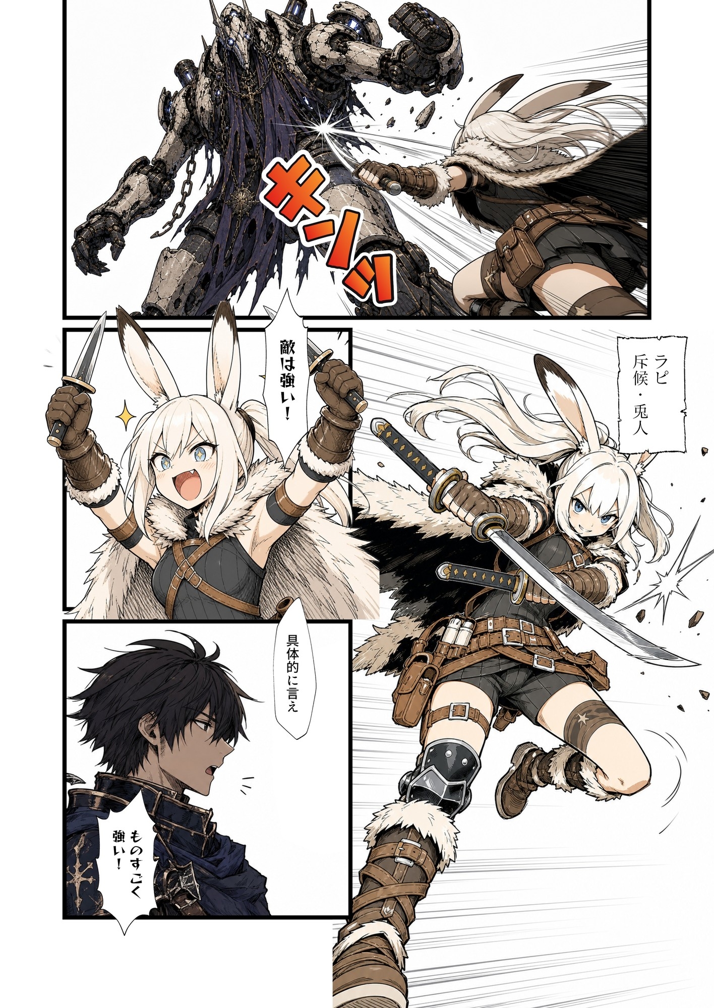 暗黒騎士は敵を十個褒めないと聖剣を抜けない