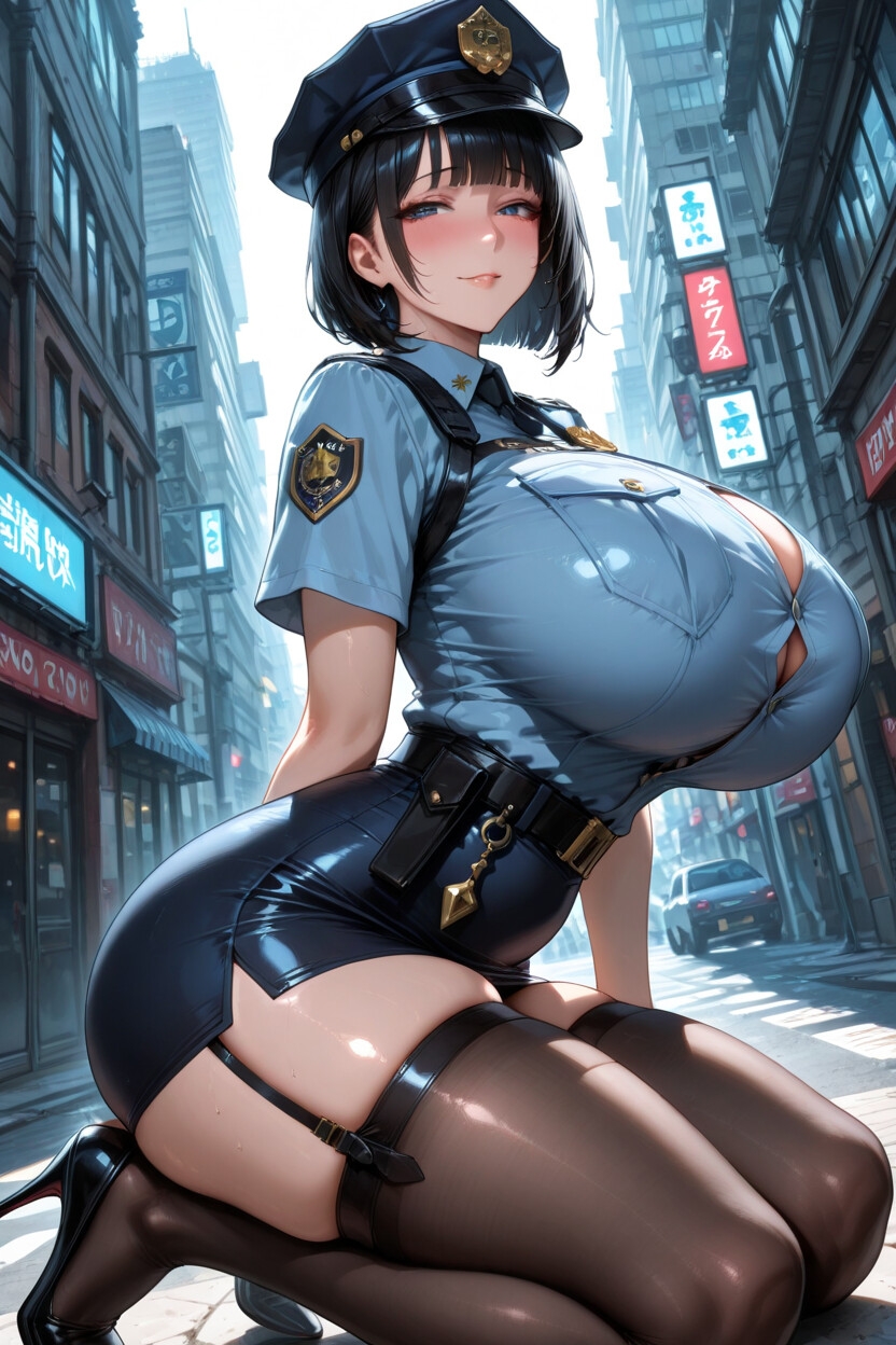 BOB ボブカット美女の誘うコスプレ
