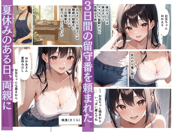両親留守中の3日間妹とSEXしまくった話