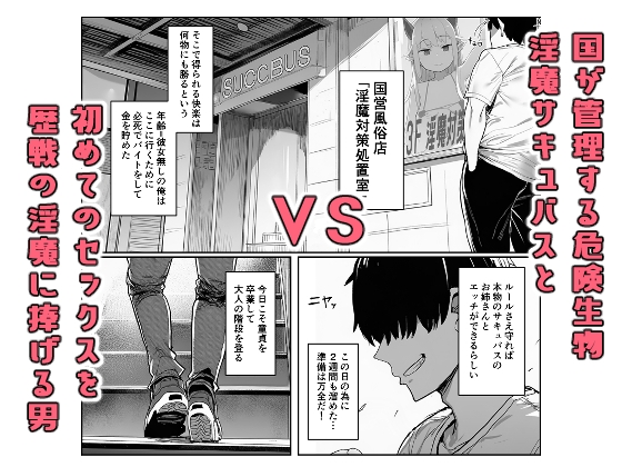 危険生物サキュバスと触れ合って精気を与えてきた話