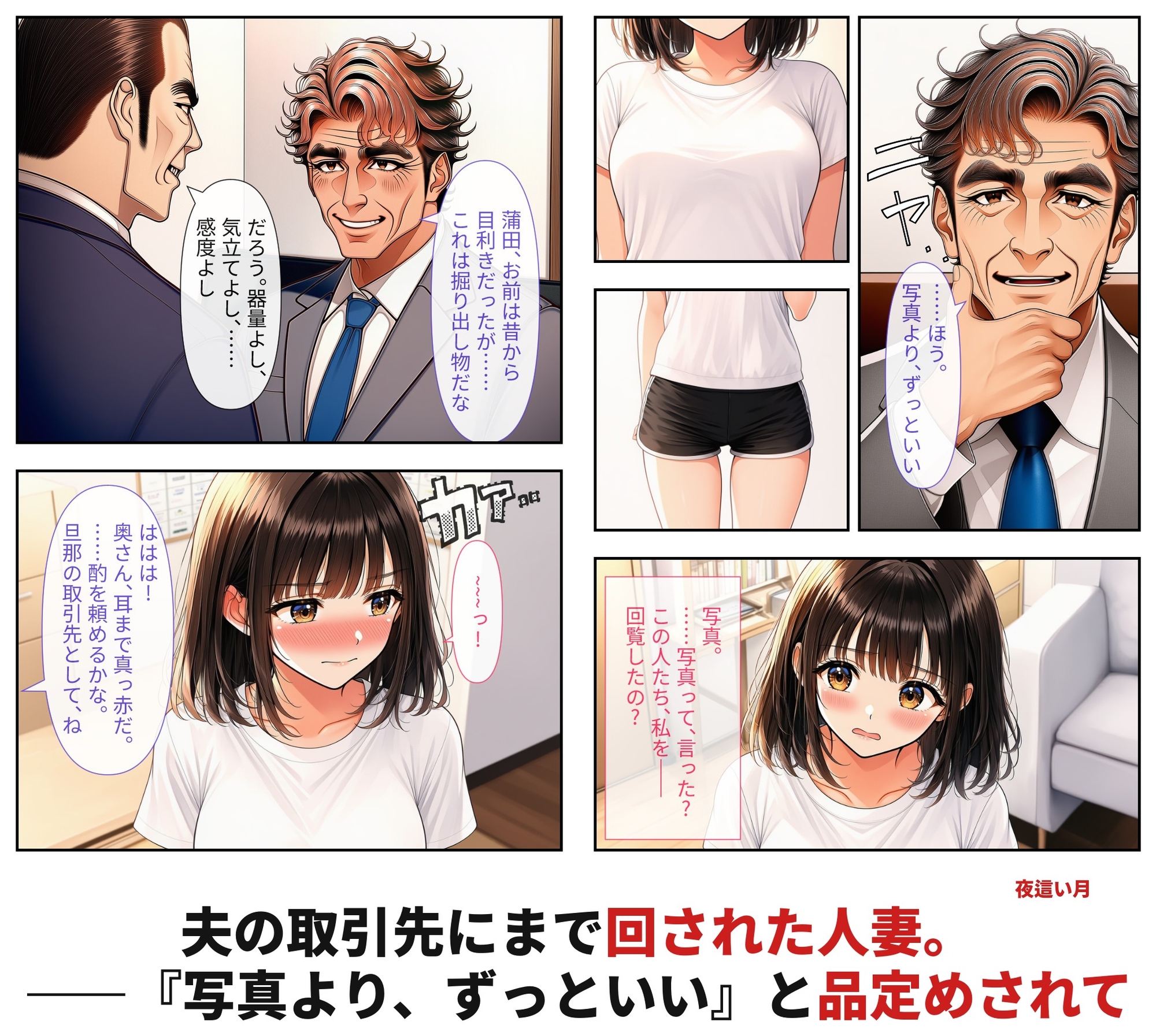 社宅の人妻 〜夫の昇進は、上司の妻役から〜 後編