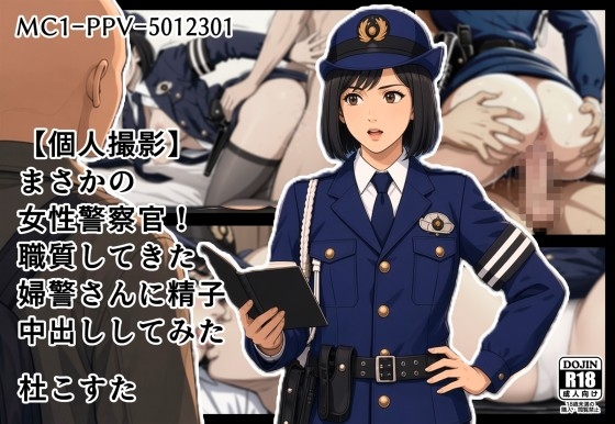 【個人撮影】 まさかの 女性警察官！ 職質してきた 婦警さんに精子 中出ししてみた