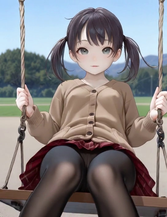 【高解像度】マ〇スジ丸見え！?ブランコ少女詰め合わせ【102動画】