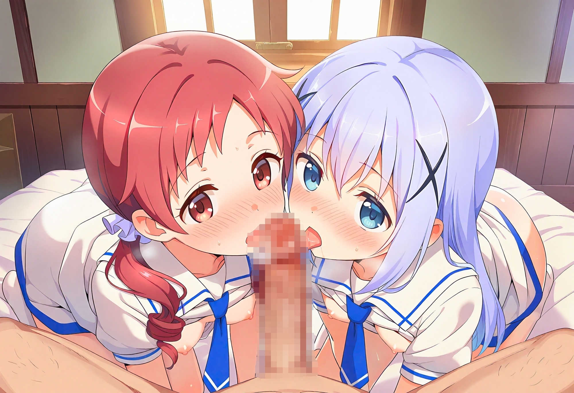 【ご◯うさ】チマメ隊の乱交パーティー