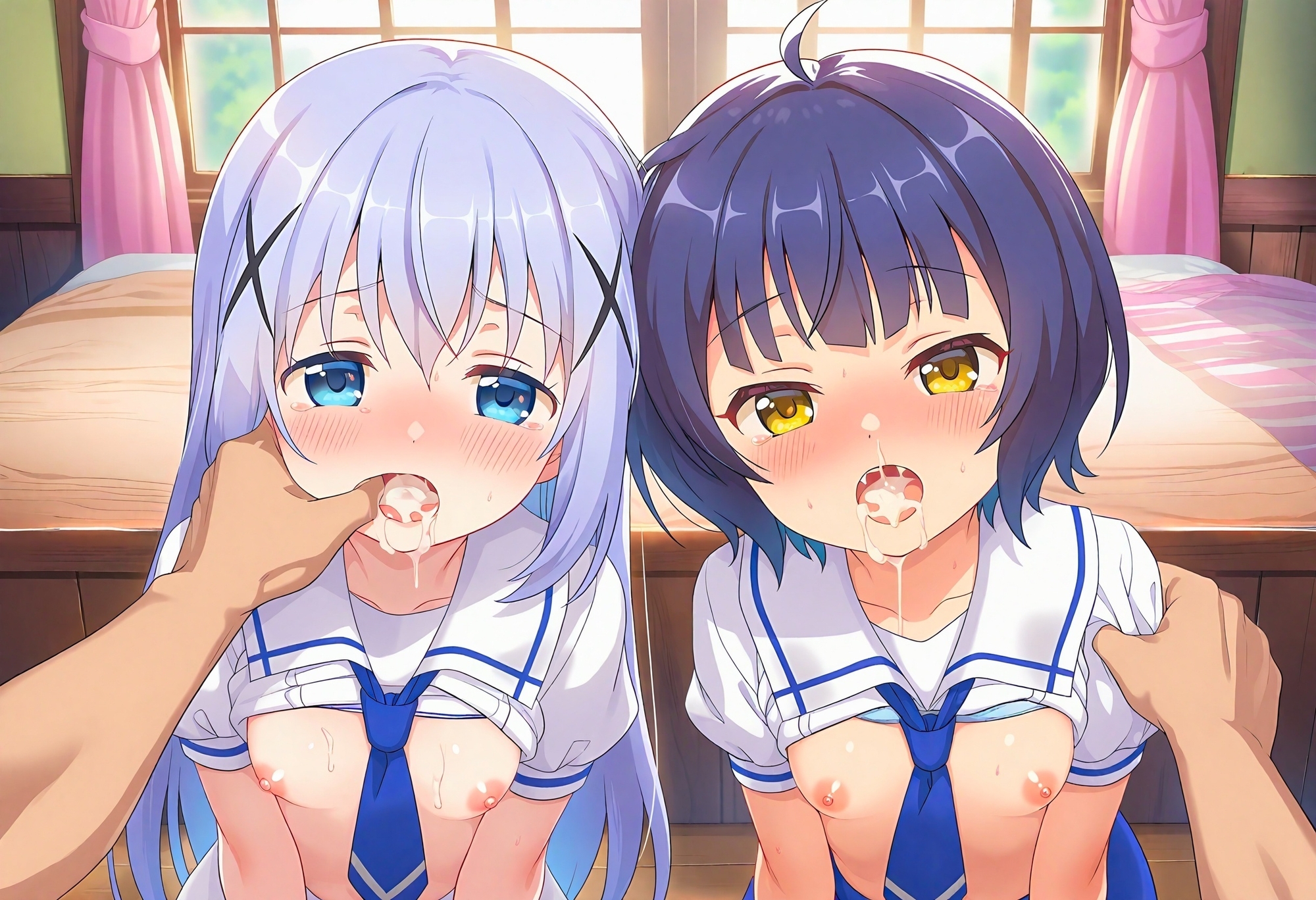【ご◯うさ】チマメ隊の乱交パーティー