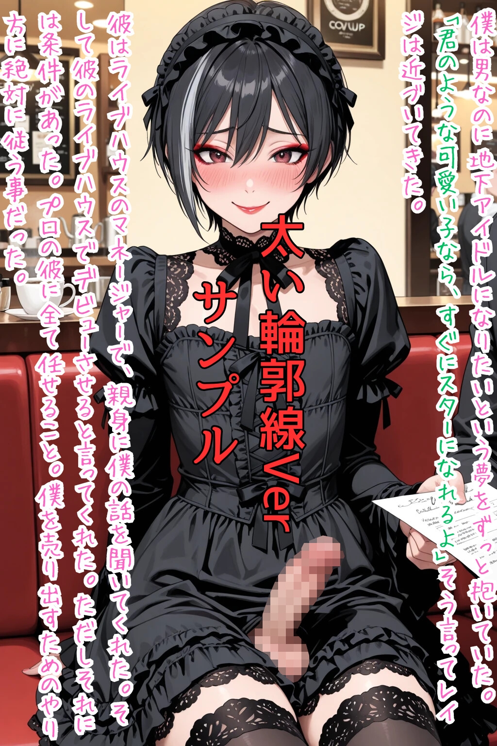 Sissy Captions Mな男の娘のシシーキャプション集9 地下アイドルの男の娘 夢を叶える代償に… 僕は彼の言いなりになった…