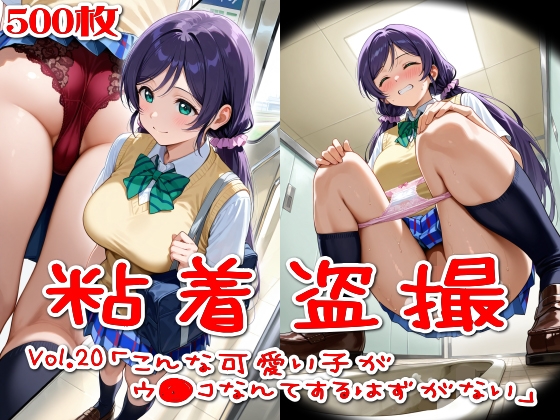【500枚】粘着盗撮Vol.20「こんな可愛い子がウ●コなんてするはずがない」