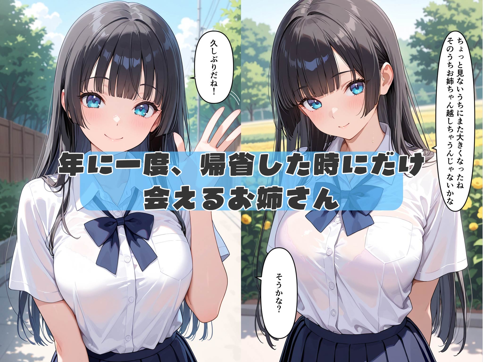 田舎に帰省した時だけ会えるお姉さんとひと夏の思い出作り