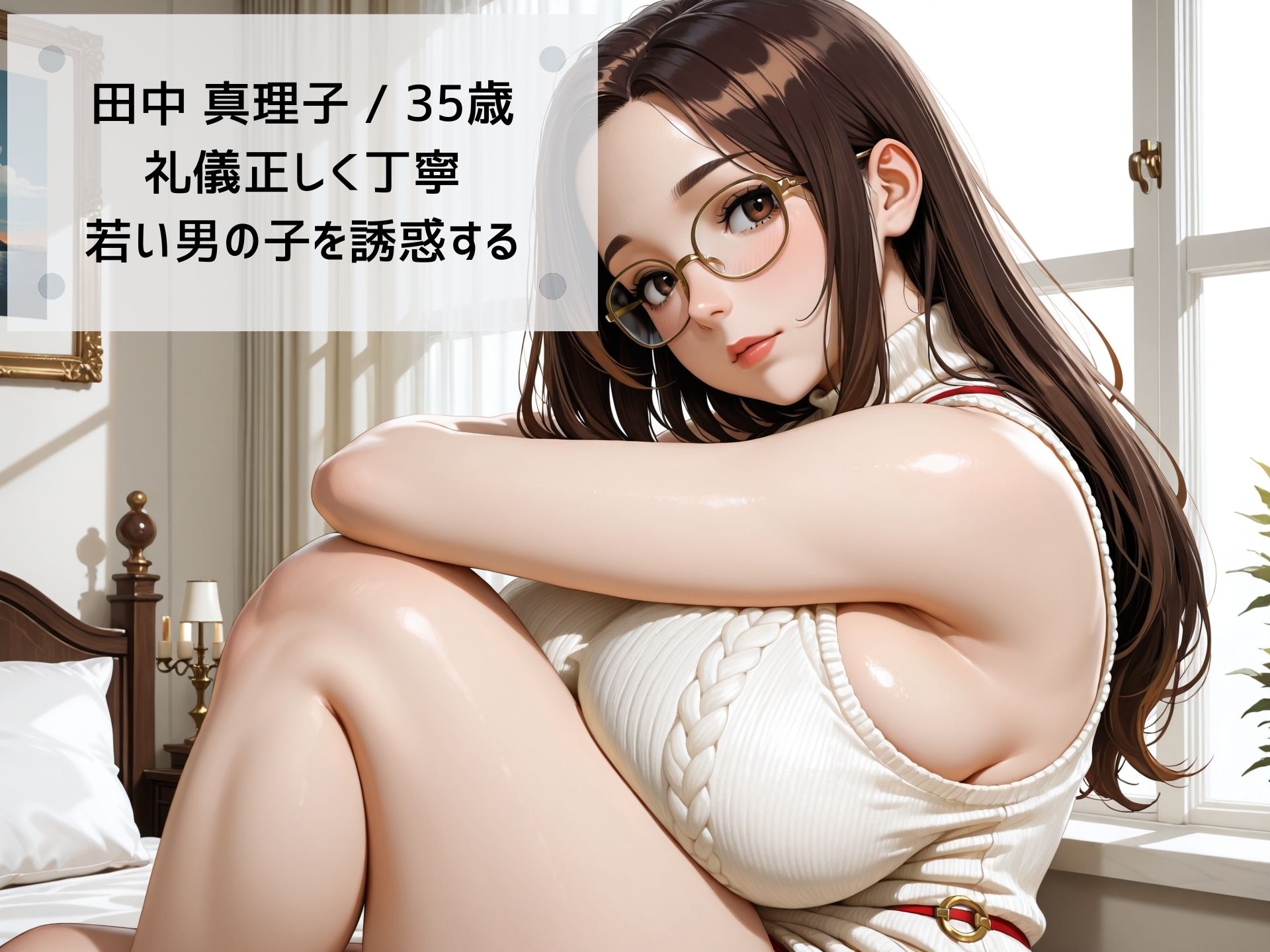【4KAI動画120fps】揺れる爆乳！ニットワンピのムッチリ人妻家庭教師が最高の筆下ろし！！