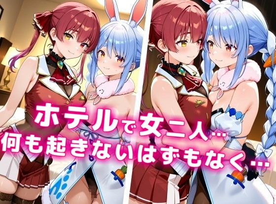 【CGイラスト集】甘々バニーと恋する船長！発情百合えっち！